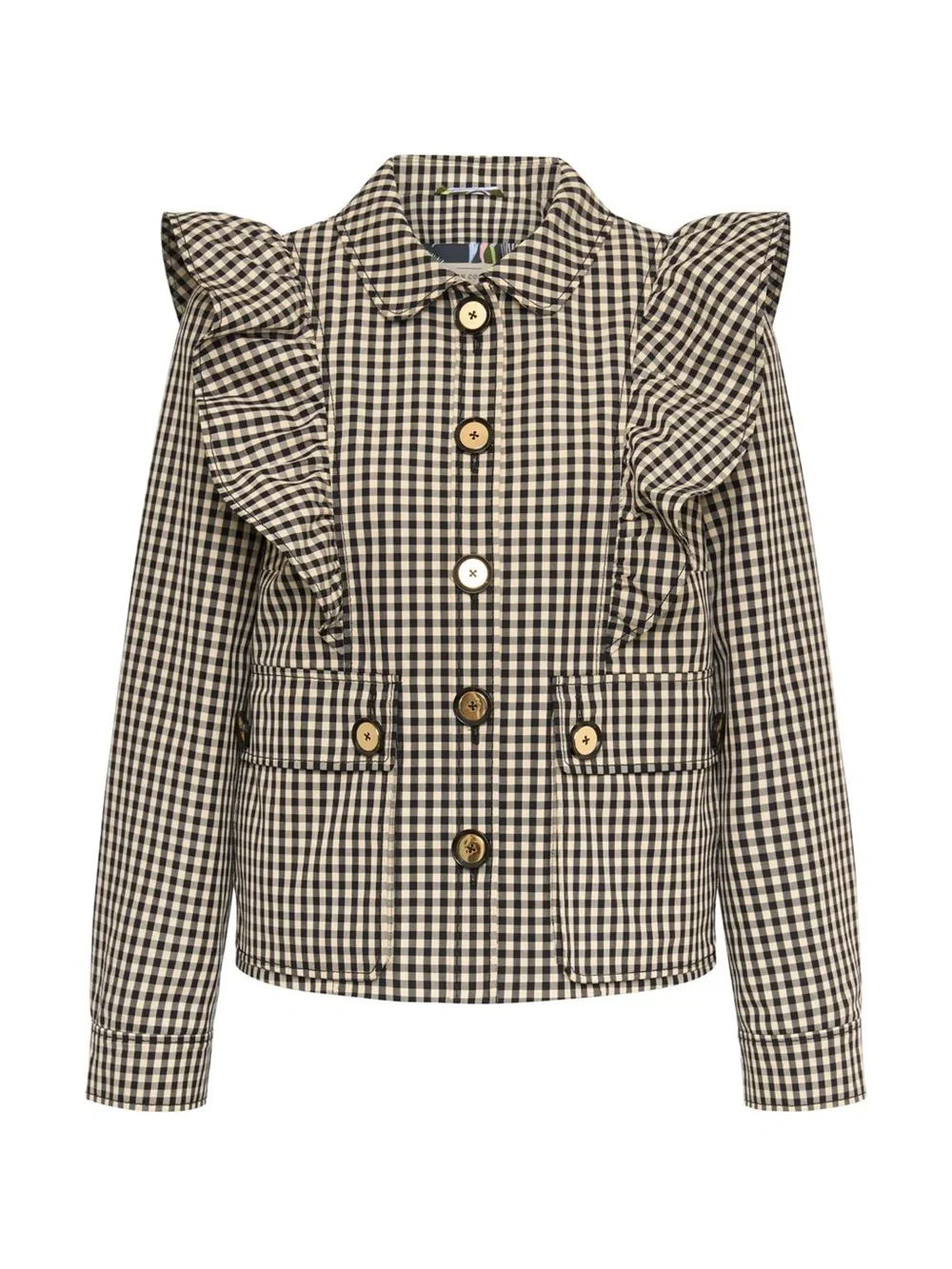 Maison Common Gingham Outdoor Jack with Ruffles Size S / 36